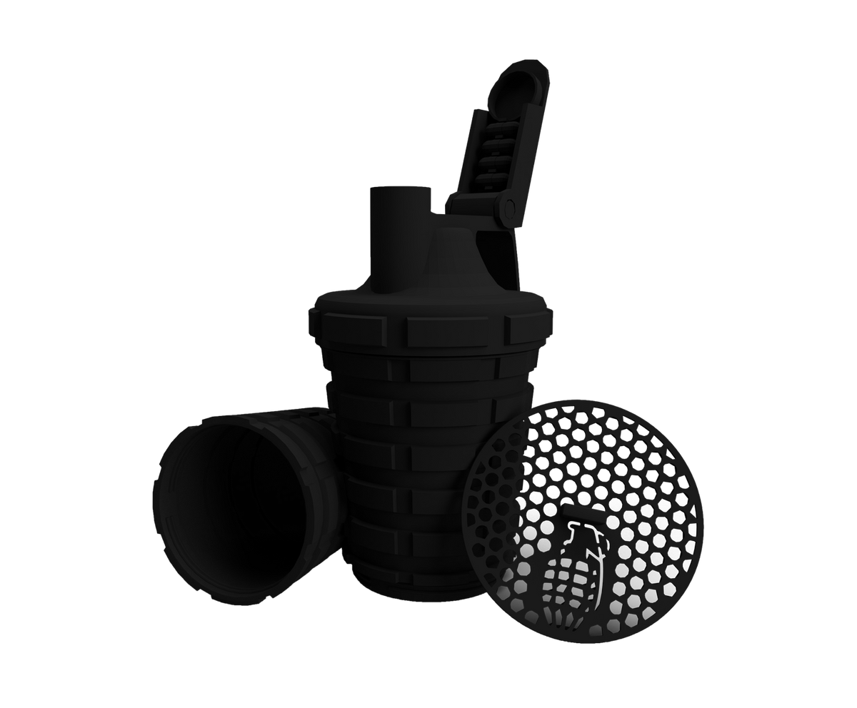 Grenade Shaker (20 oz Black)