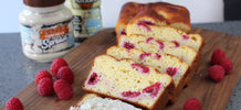 Raspberry and vanilla protein loaf